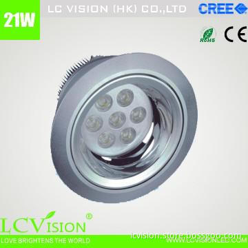 LED lighting / 21W CREE LED Down light / Dimming / Adjustable / 850 lm